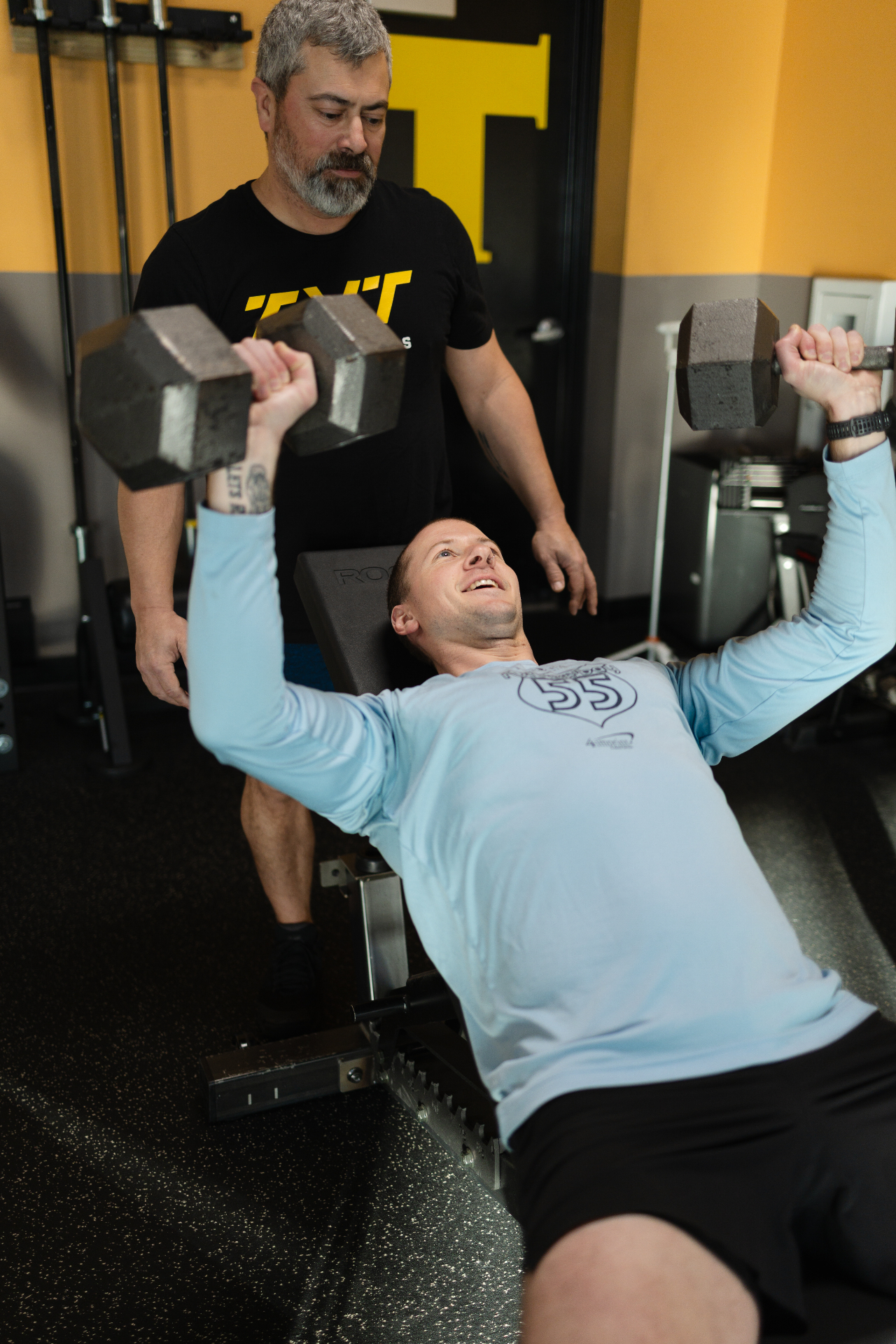 Personal training session at TNT Fitness